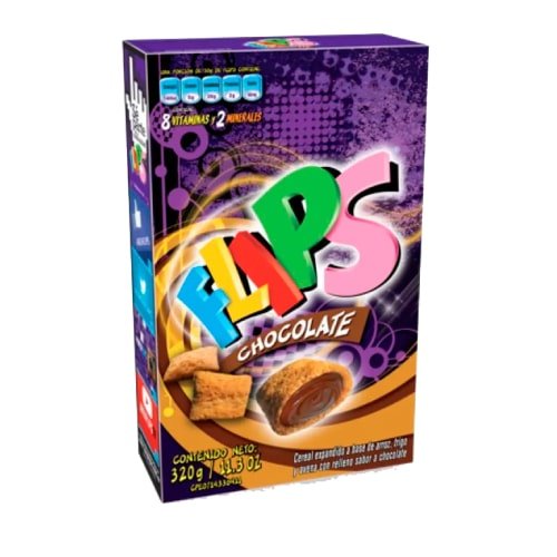 Flips de Chocolate Caja de 220g