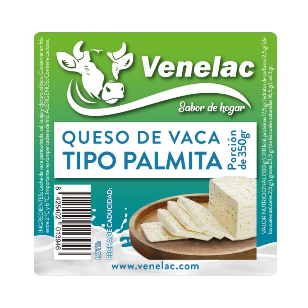 Queso Tipo Palmita Venelac 500g